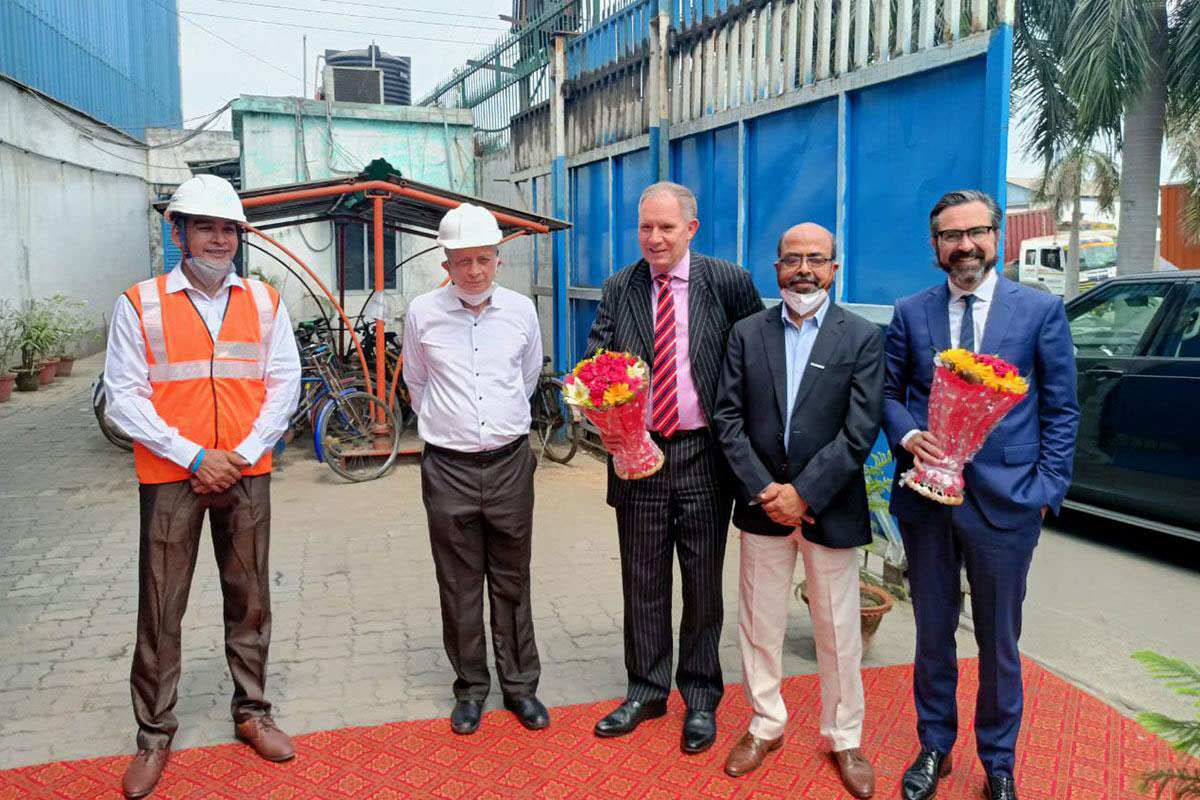 Senior UK Diplomats visit CDE Asia Limited's Manufacturing Facility in Kolkata