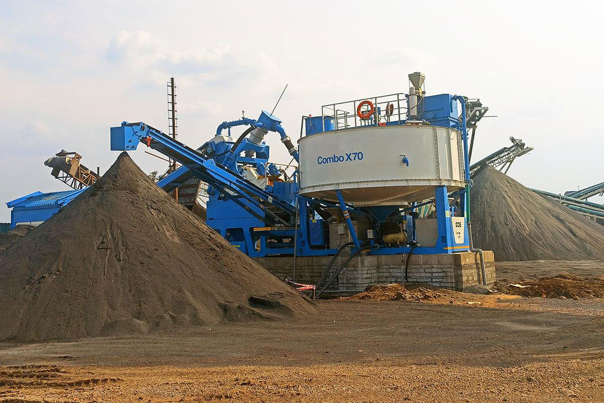 CDE Asia Limited introduces sustainable sand with the installation of Combo X70 in Omerga, Maharashtra