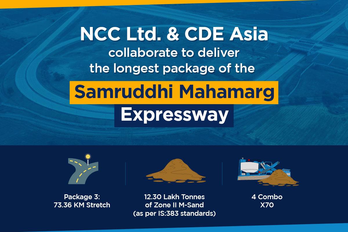 NCC Limited partners with CDE Asia Limited for Samruddhi Mahamarg Project