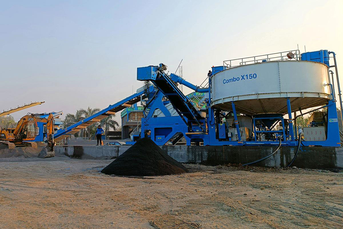 Combo X150 renews client’s confidence in CDE Asia’s advanced sand-washing technology