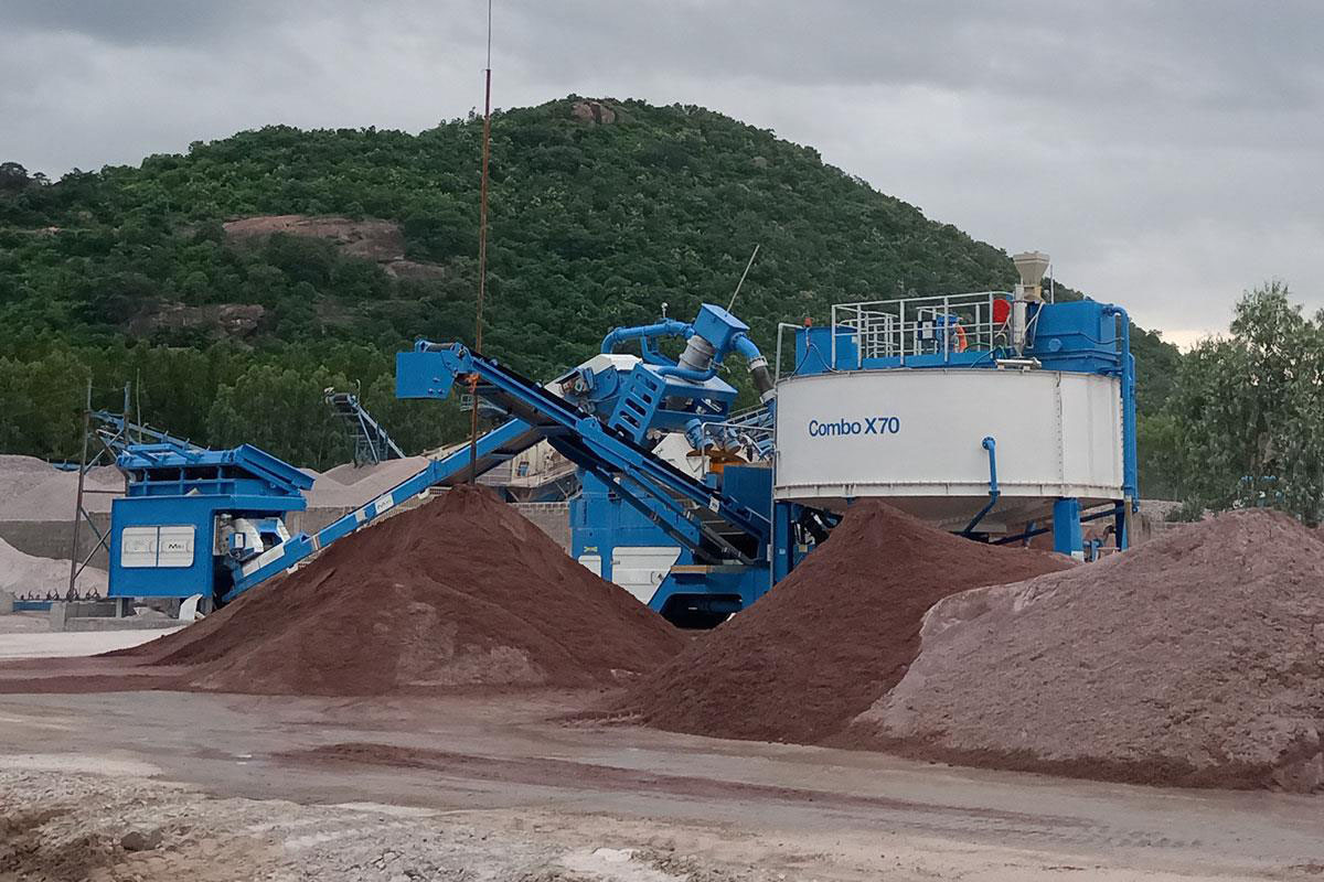 Combo X70 powers M-sand production in Warangal